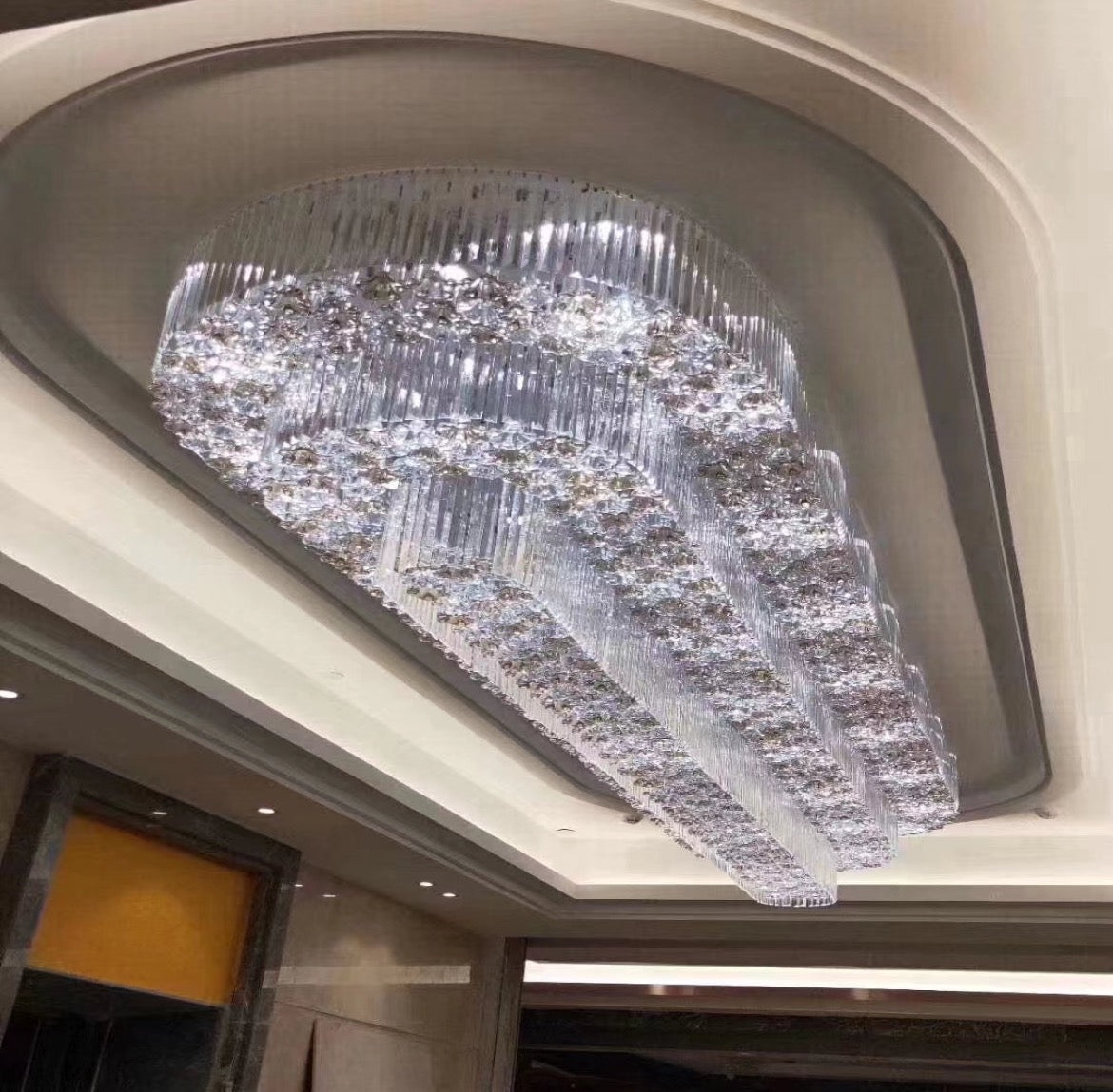 Commercial Oval Crystal Lighting