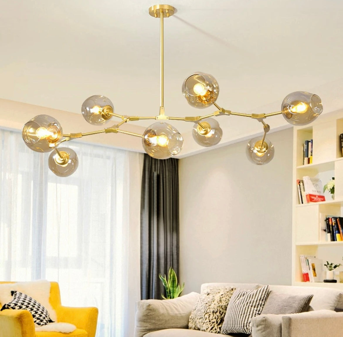 Brass Nordic Modern Pendant Ball Light