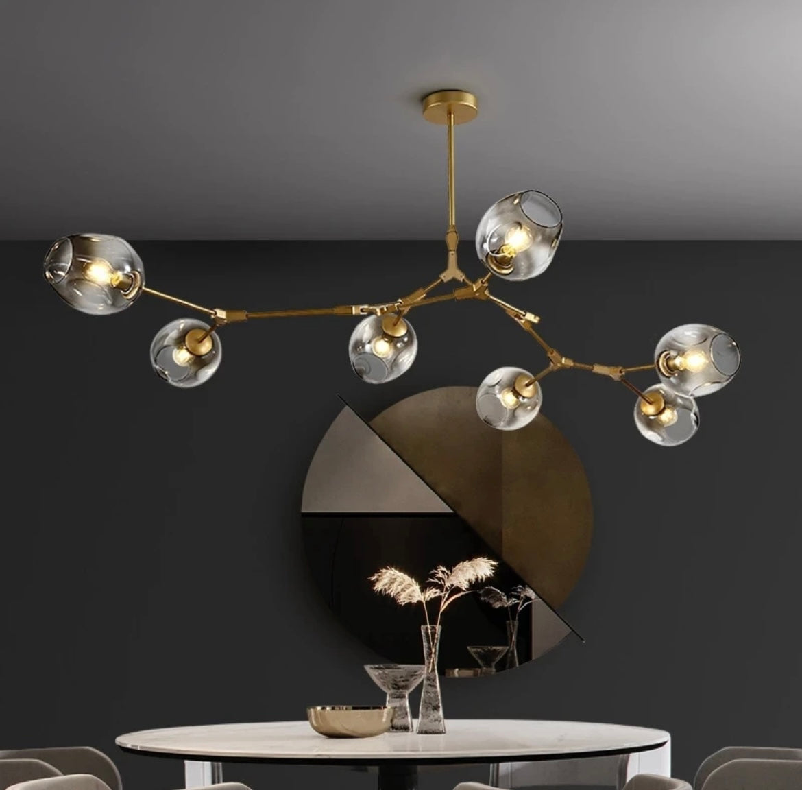 Brass Nordic Modern Pendant Ball Light