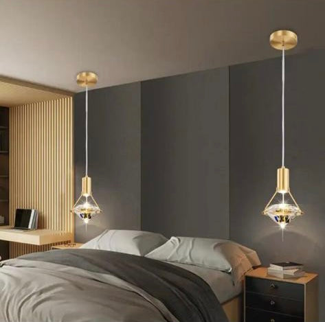 Modern LED Pendant Lamp Luxury Diamond Crystal