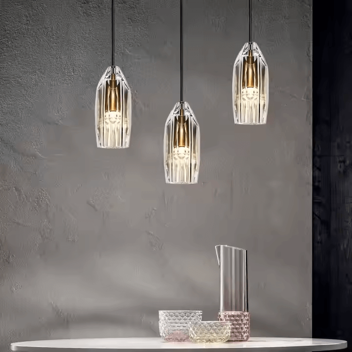 3 hanging Chatelet crystal Pendant Lighting