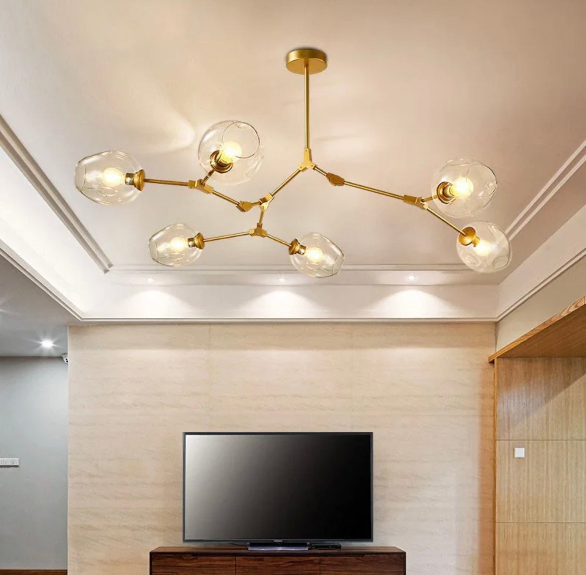 Brass Nordic Modern Pendant Ball Light