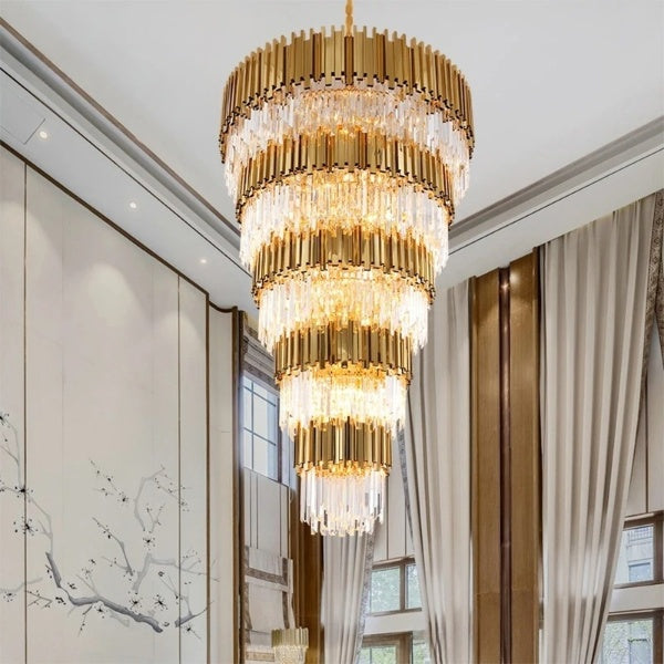 Crystal Villa Tier Chandelier