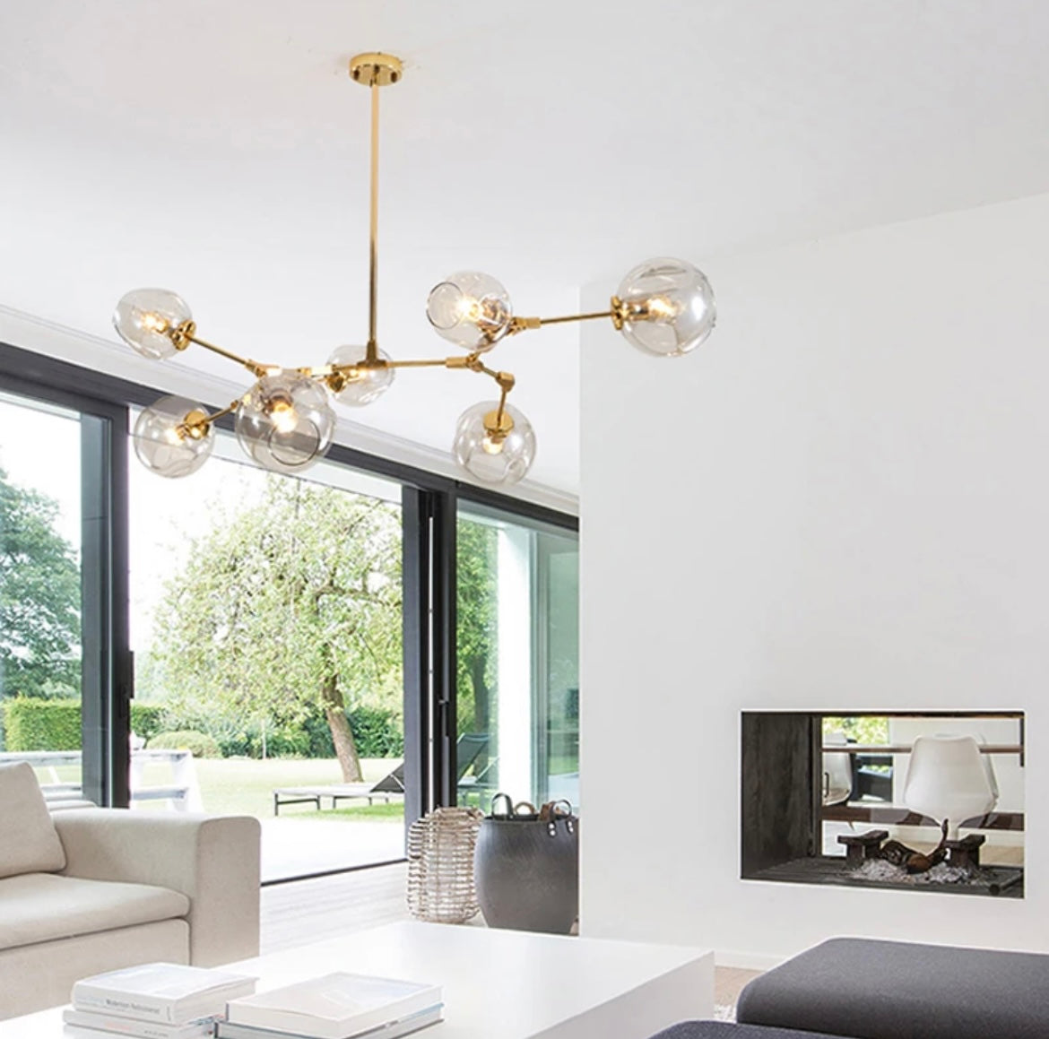 Brass Nordic Modern Pendant Ball Light