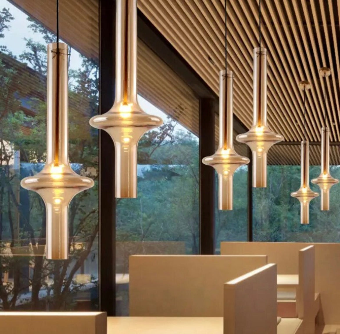 Modern Hourglass Pendant Lamps