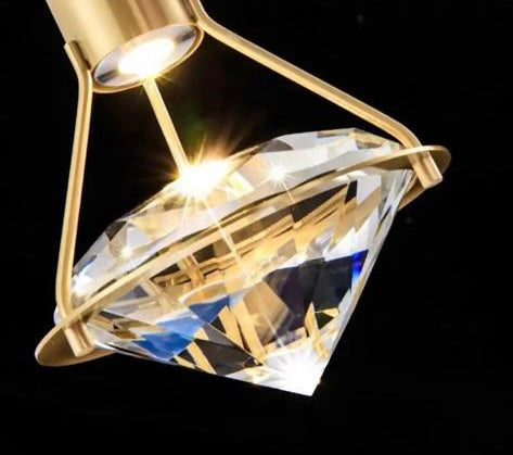 Modern LED Pendant Lamp Luxury Diamond Crystal