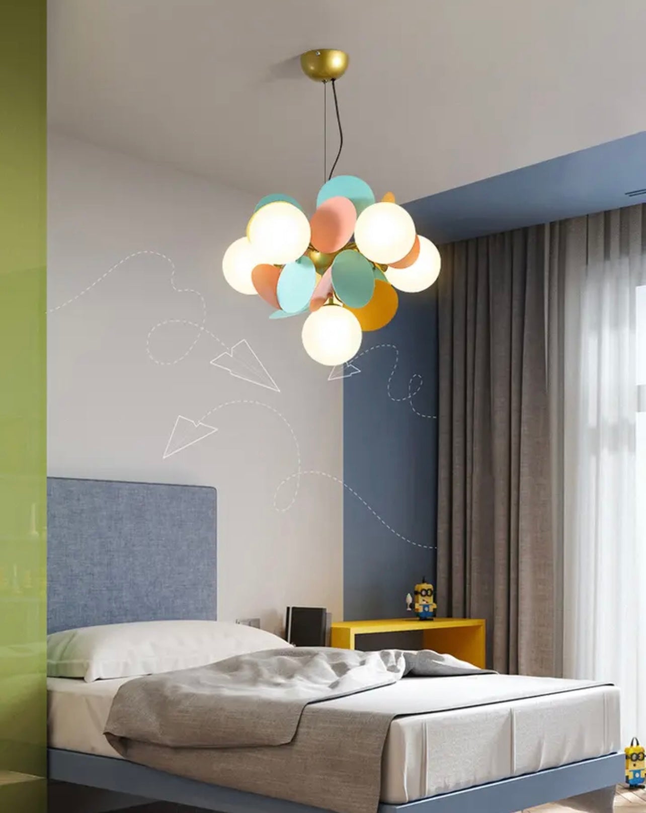 Bedroom Confetti Petal Chandelier