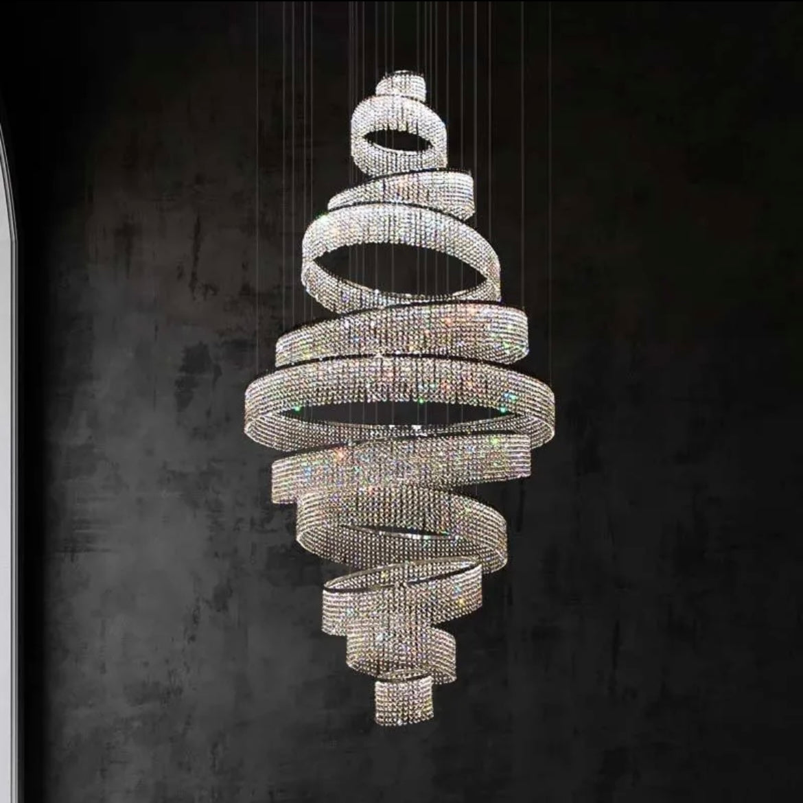 chrome-ring-crystal-chandelier