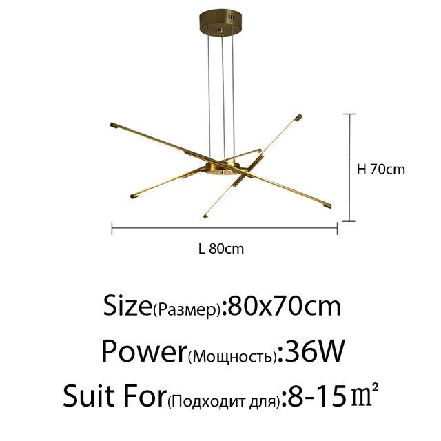 Branch Chandelier Hanging - 70 cm