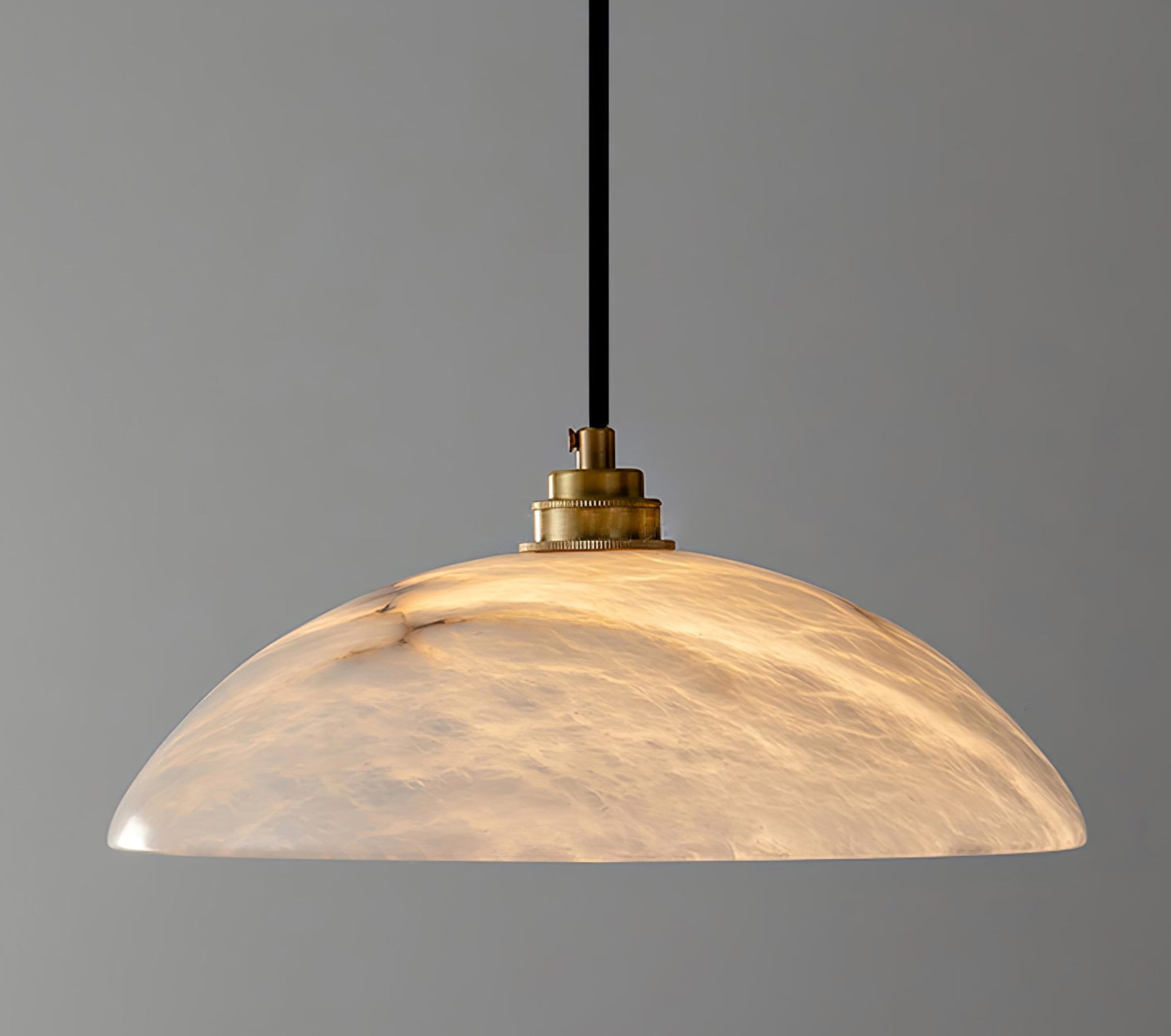 Marble effect pendant light 