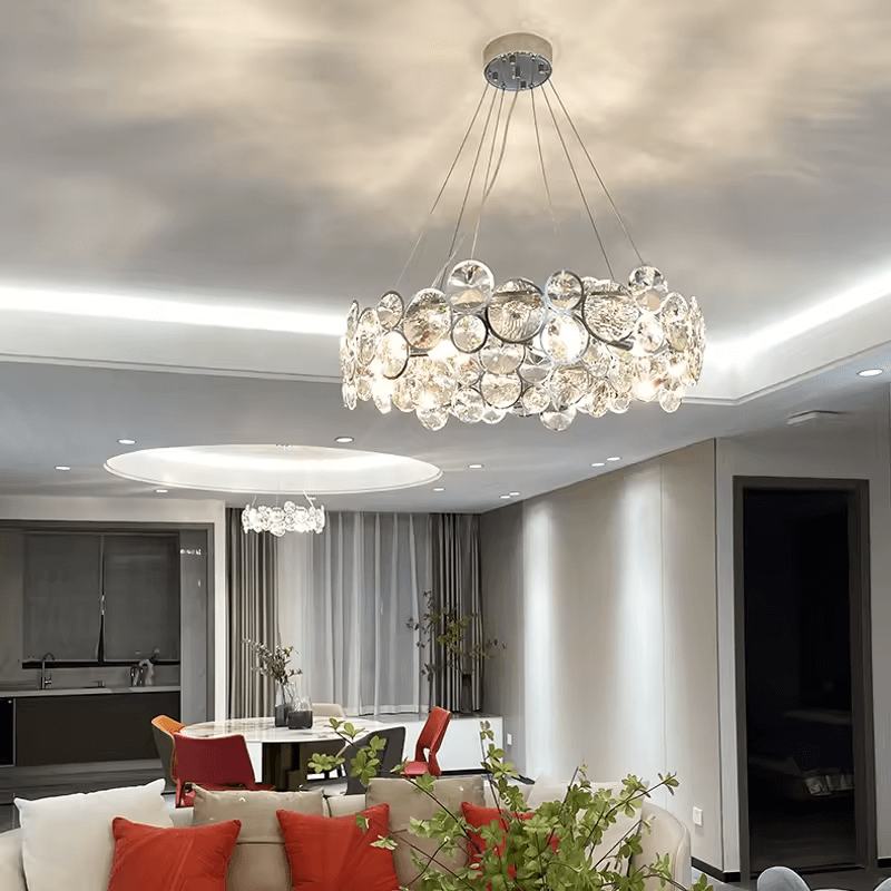 Circular Modern K9 Crystal Chandelier