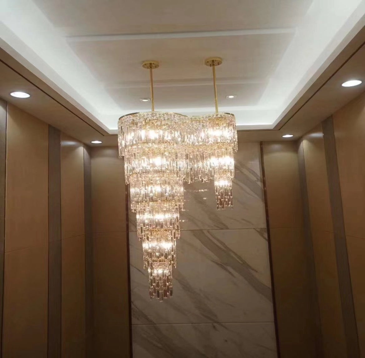 Commercial Couple Crystal Chandelier