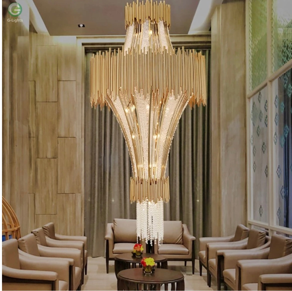 Commercial Project Villa High Chandelier lighting