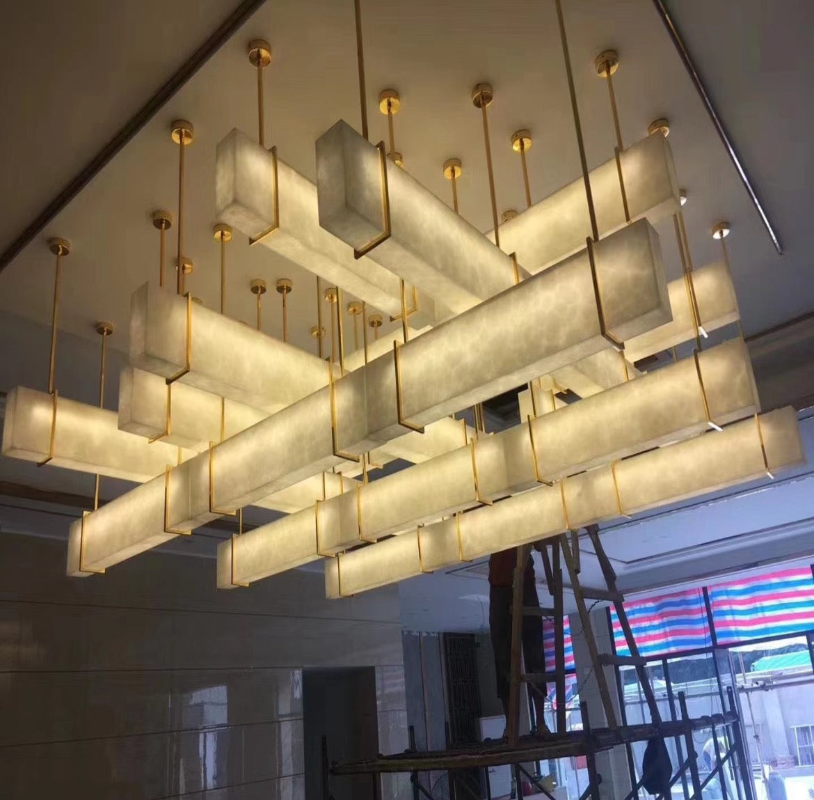 Commercial Rectangle Block Lighting