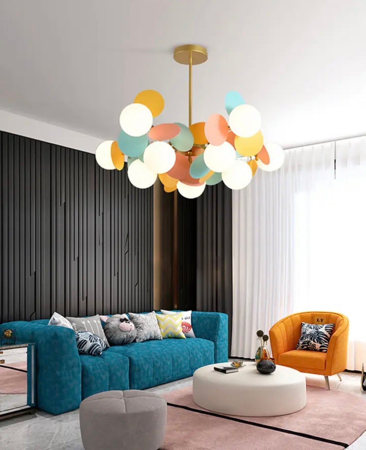 Confetti Petal Chandelier