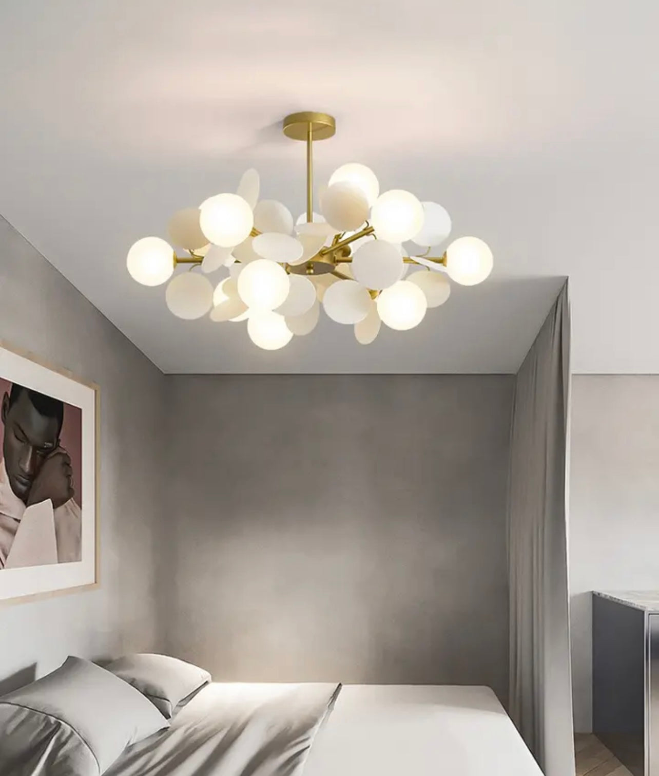 Confetti Petal bedroom Chandelier