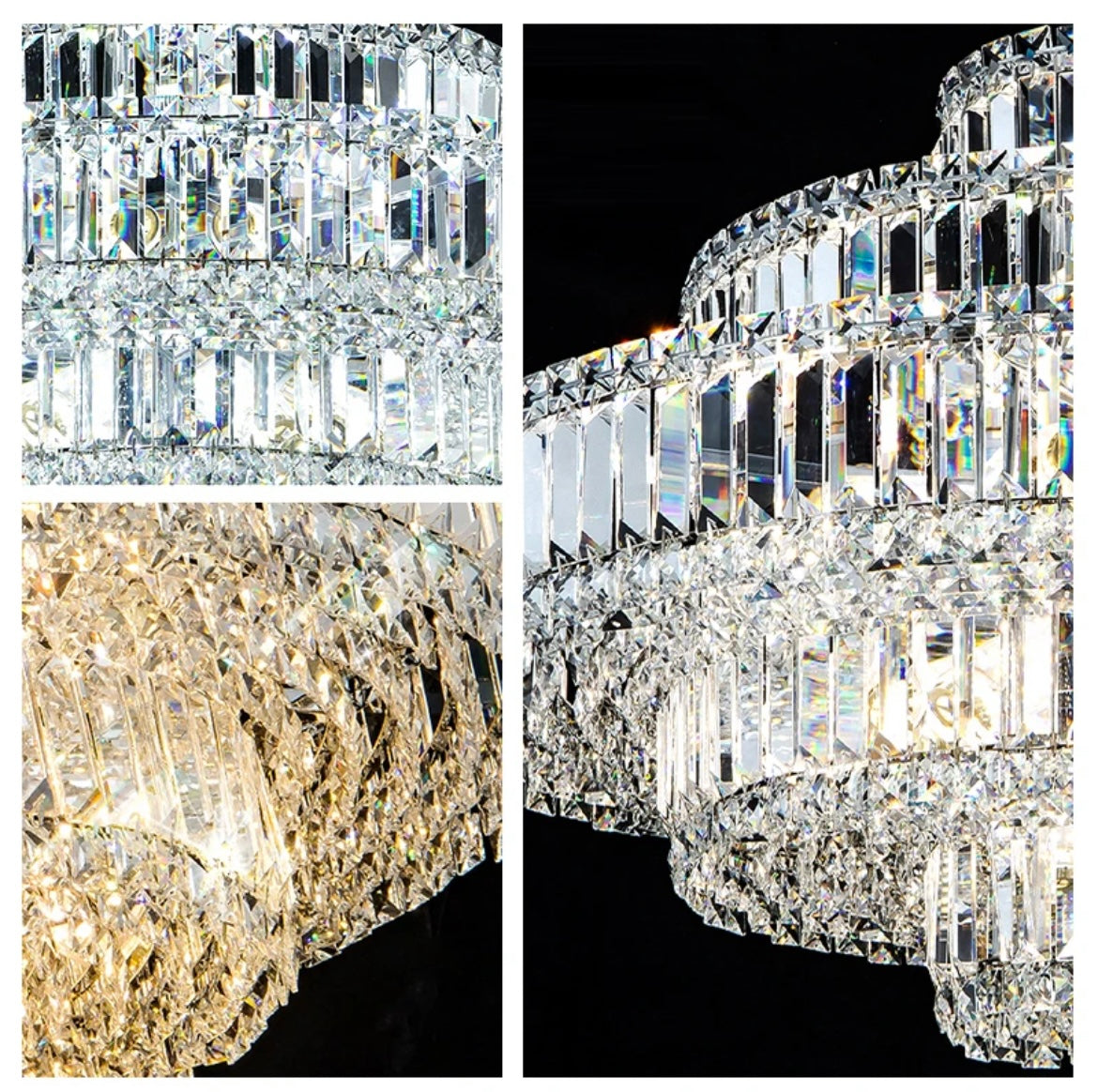 Crystal Ceiling LED Crystal Hanging Chandelier