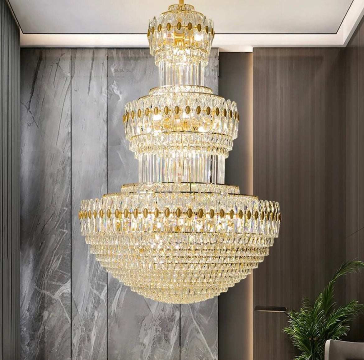 Crystal Duplex Hotel Chandeliers