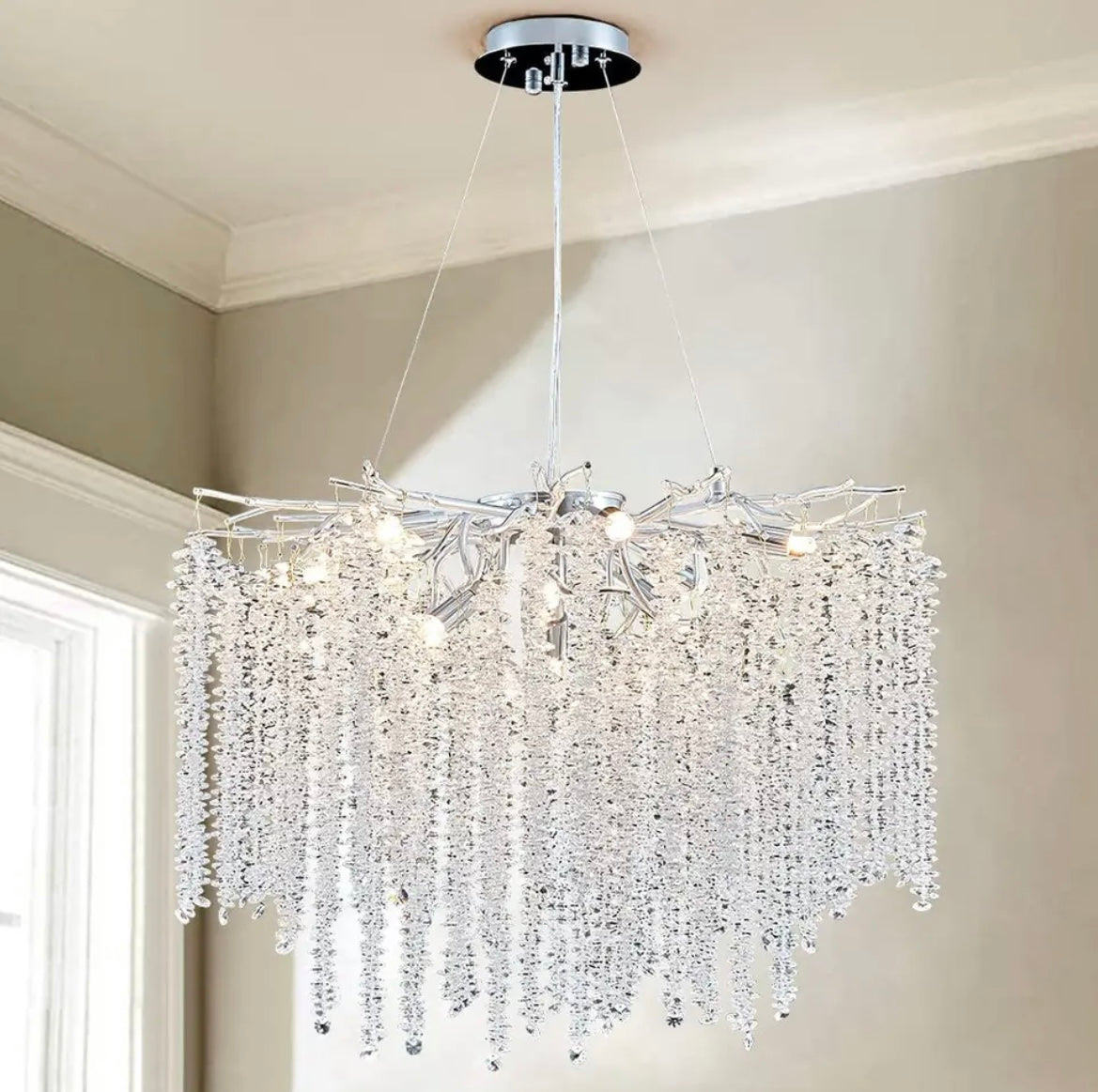 Crystal Tree Branch Chandeliers