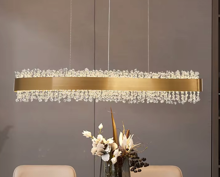 Hanging Gold Chandelier 