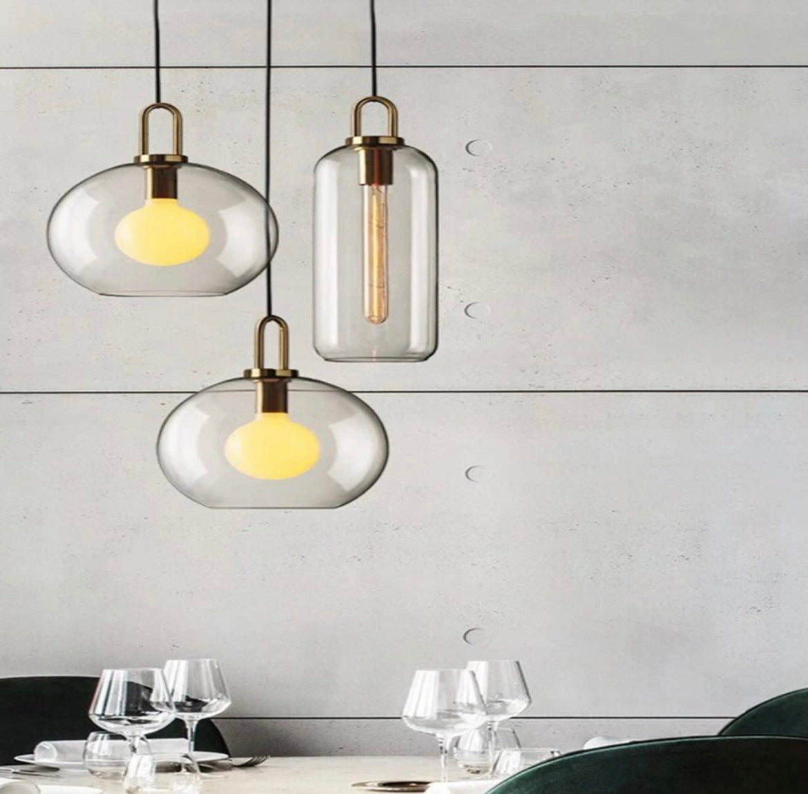 Cylindrical Luminere Pendant Lights