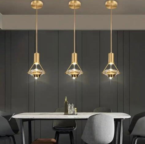 Modern LED Pendant Lamp Luxury Diamond Crystal