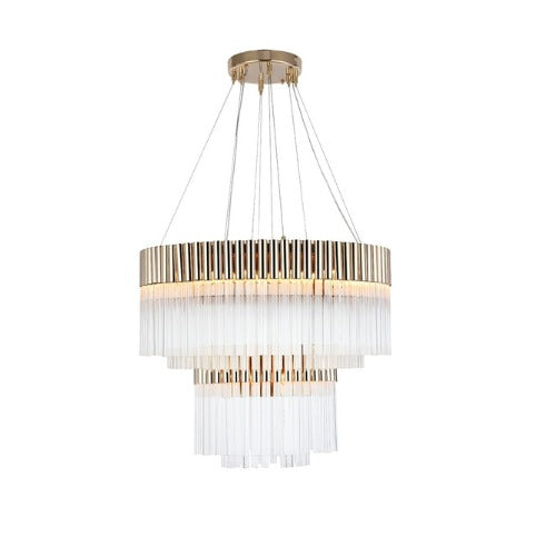 Deluxe Gold Water Series Chandelier