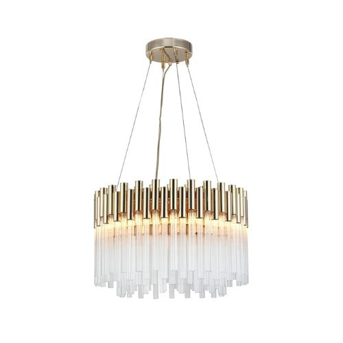 Deluxe Gold Water Series Circular Chandeliers