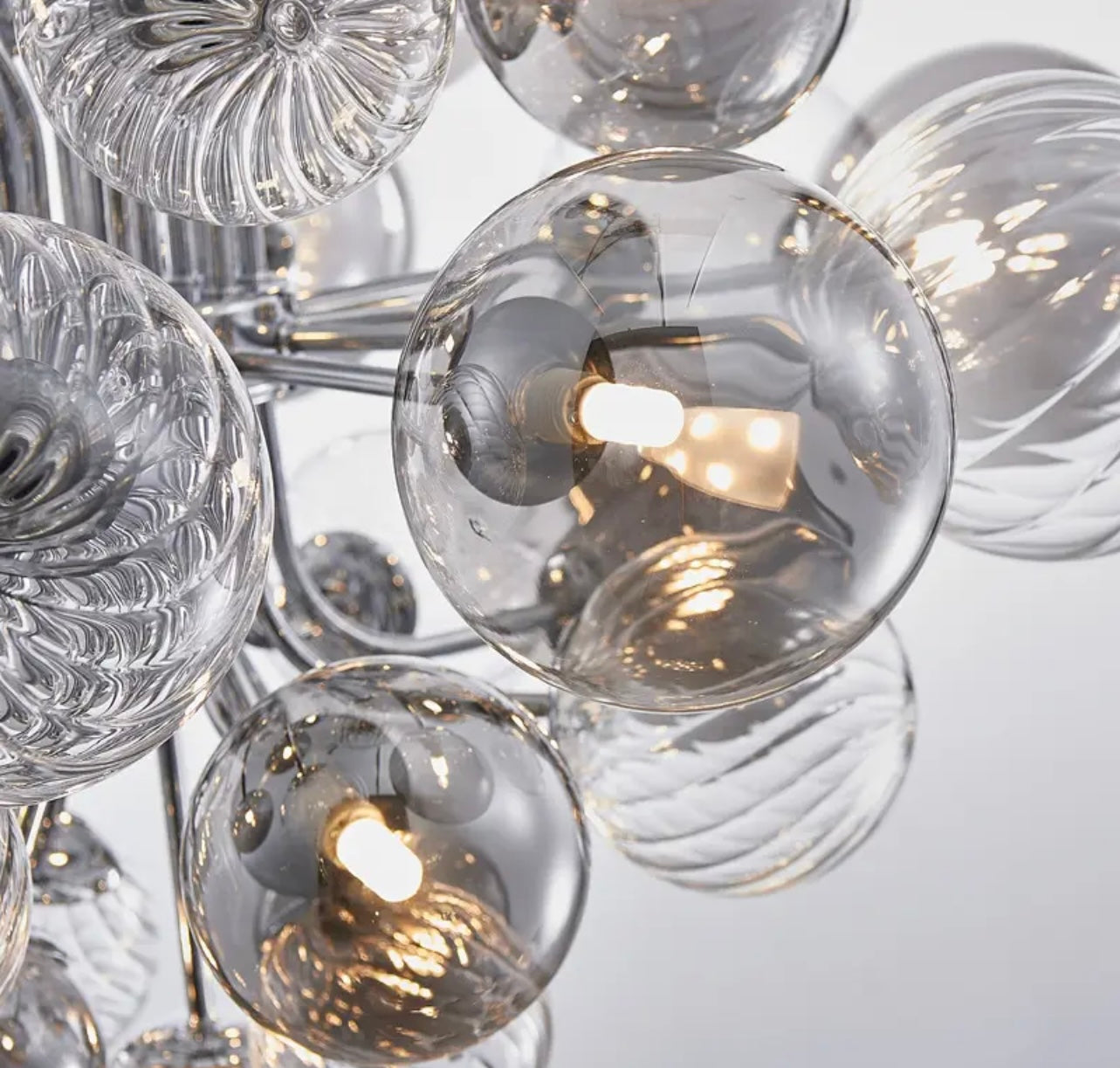 Diamond Glass Bubble Chandelier lights