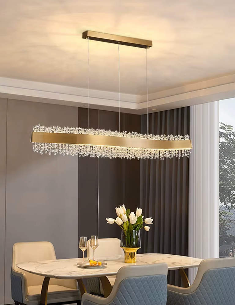 Crystal chandelier for dining room 