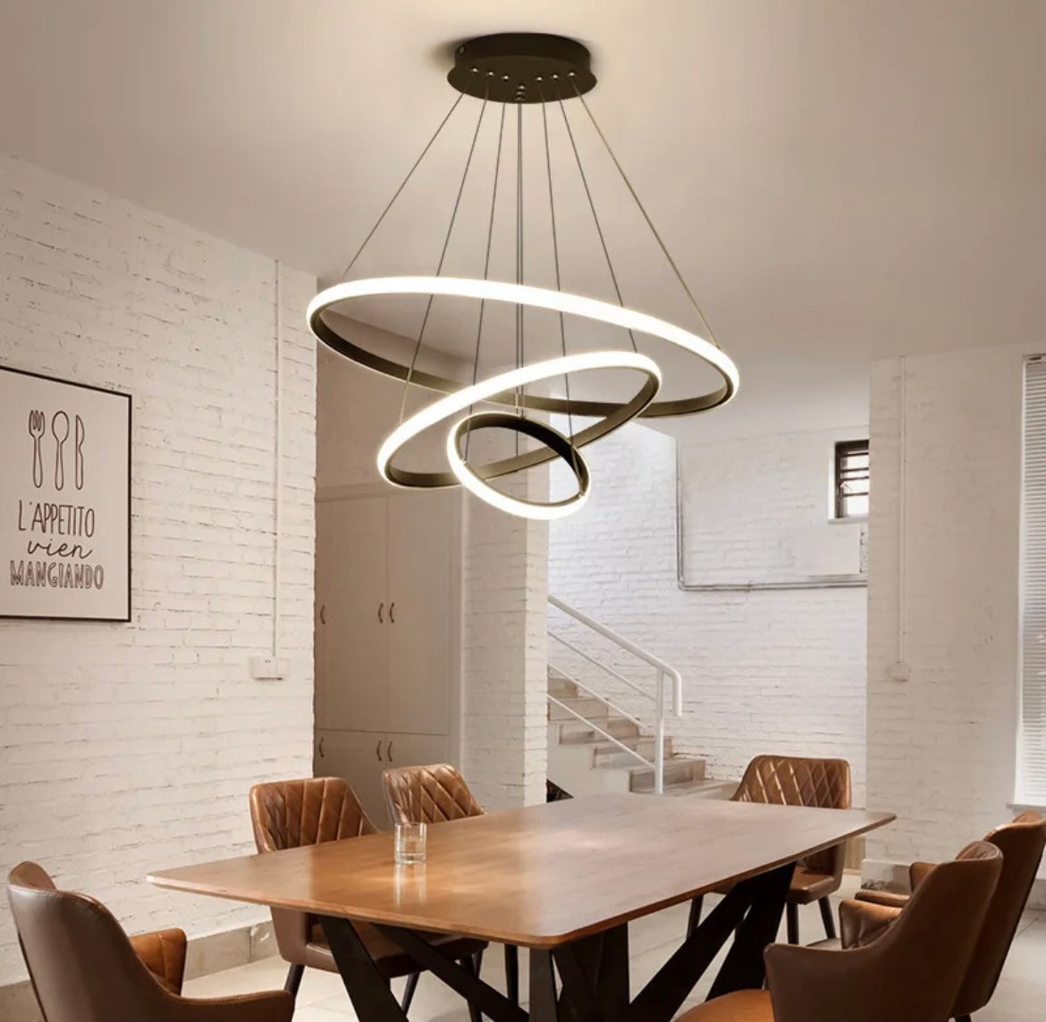 Dining table Circle Modern LED Light