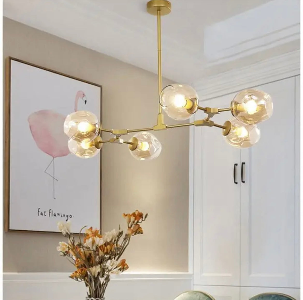 Brass Nordic Modern Pendant Ball Light