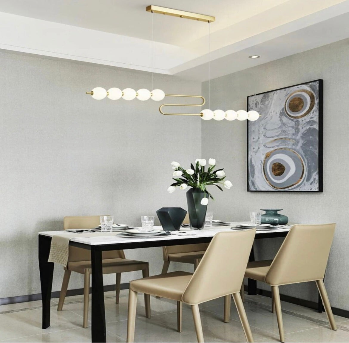 Frosted Pearl Pendant Lamps