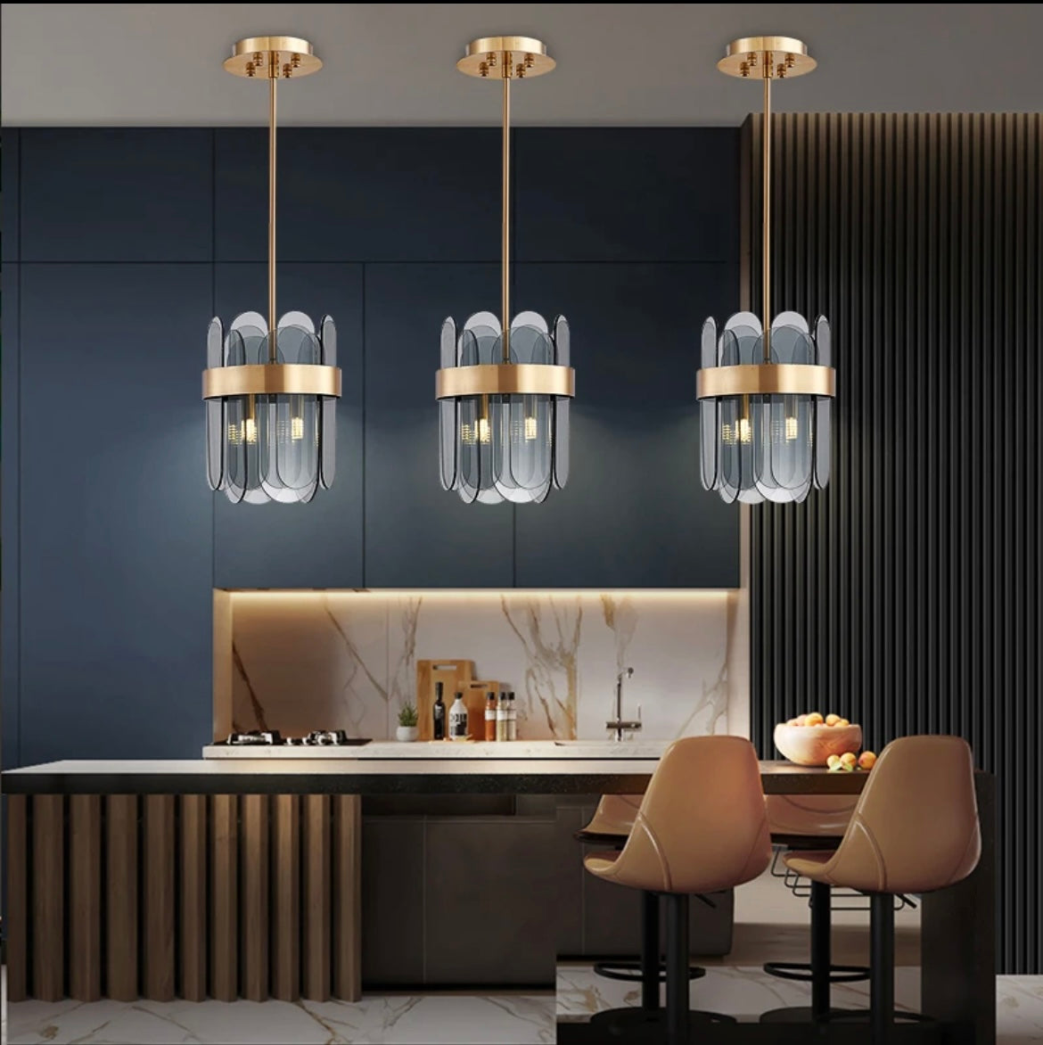 Glass Modern Pendant Kitchen Lights