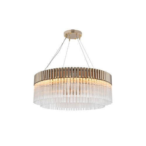 Gold Water Circular Chandelier