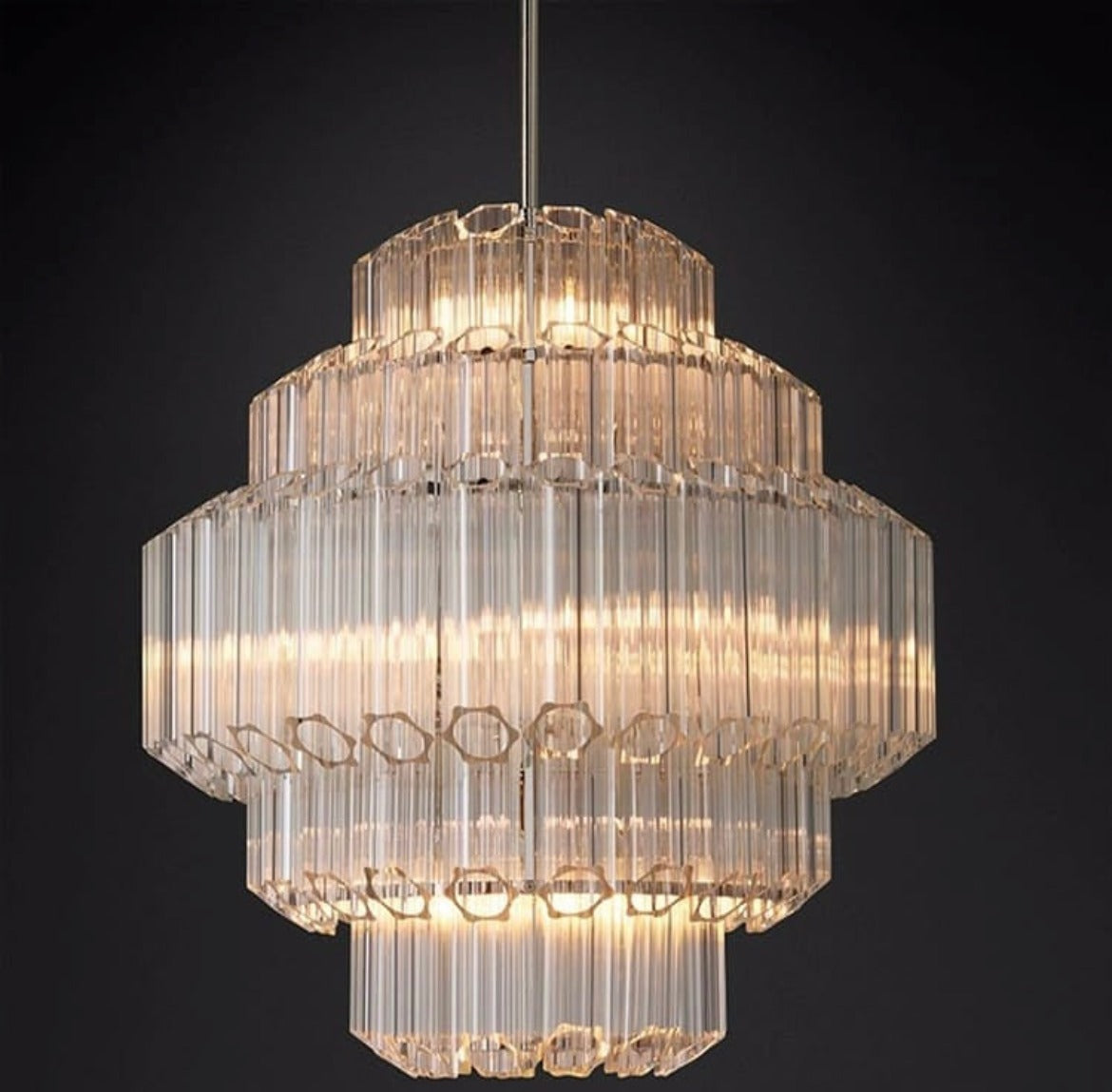 Grand Modern Crystal Chandelier