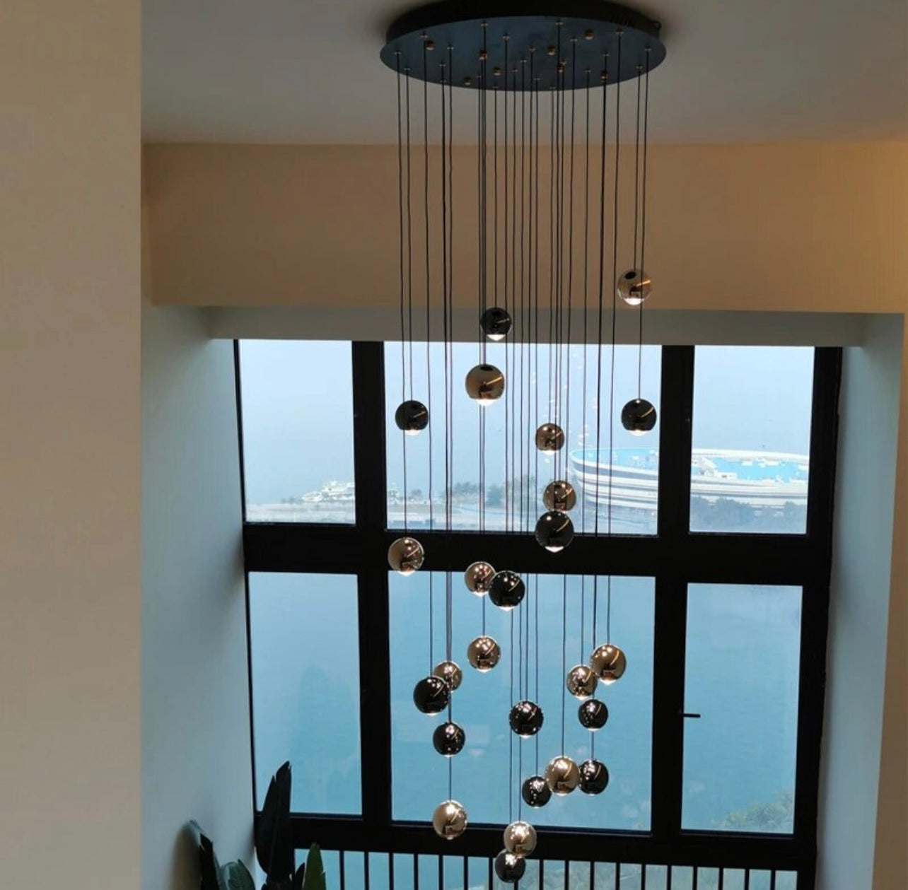 Hanging Bauble Staircase Lights