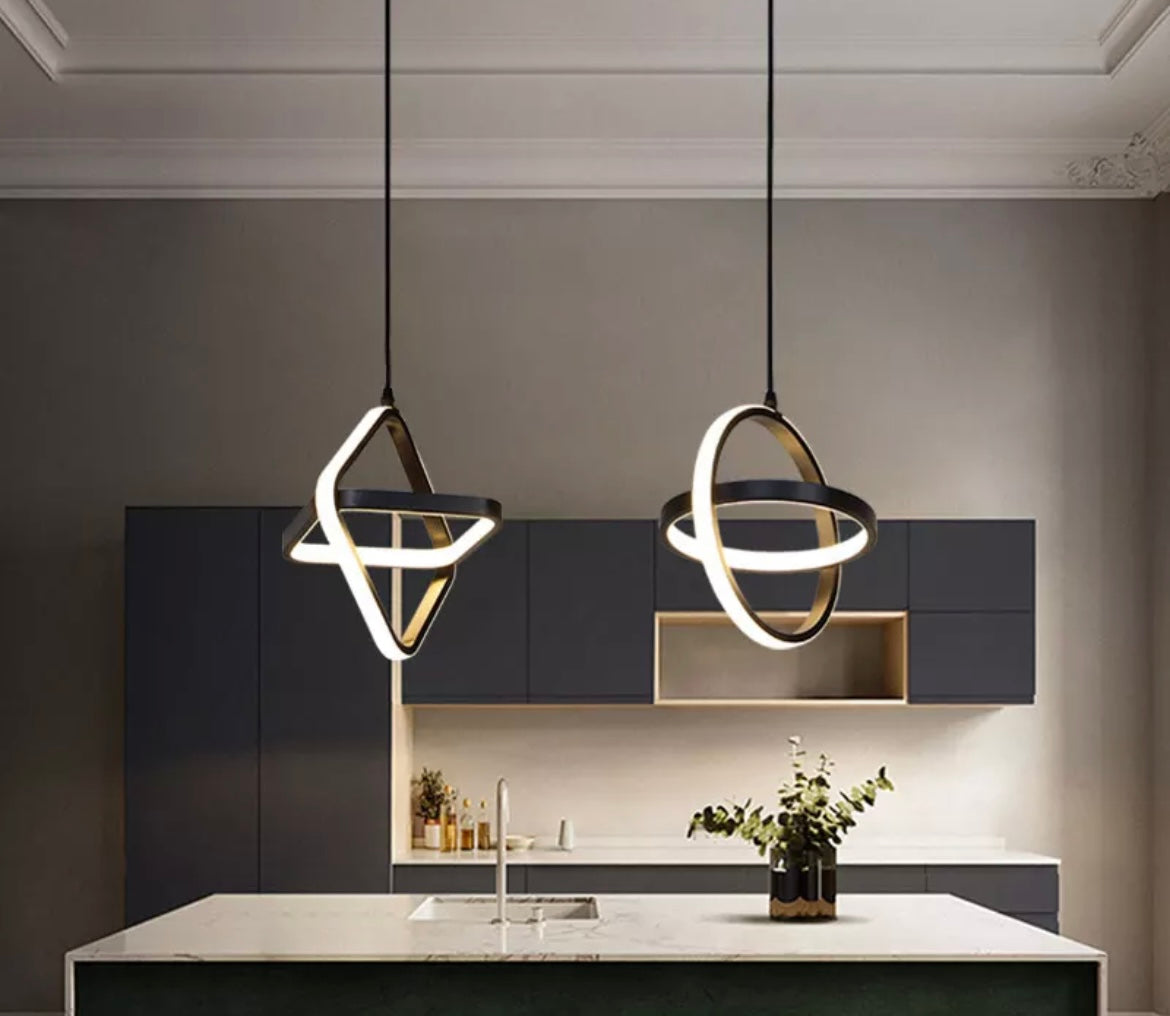 Hanging Simple Lamp Chandelier kitchen