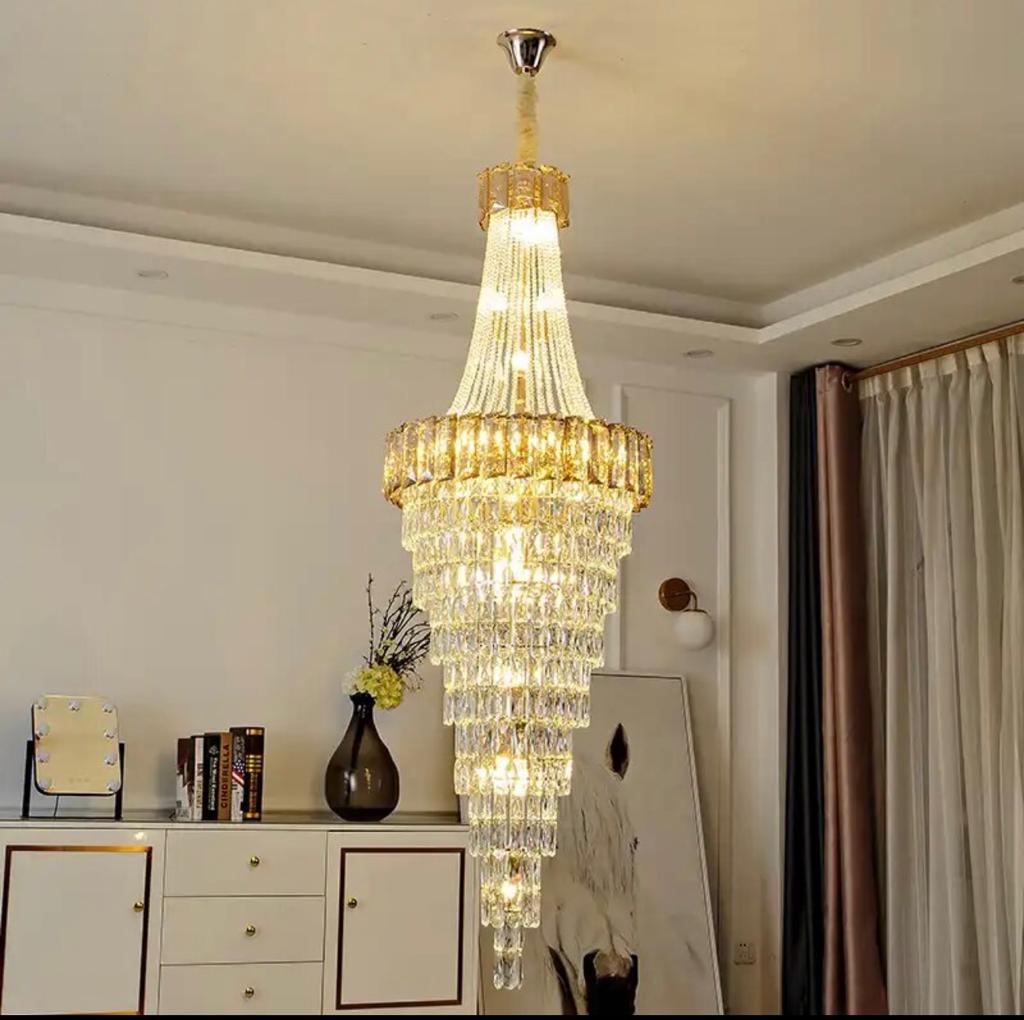 2023 New Duplex Crystal Chandelier