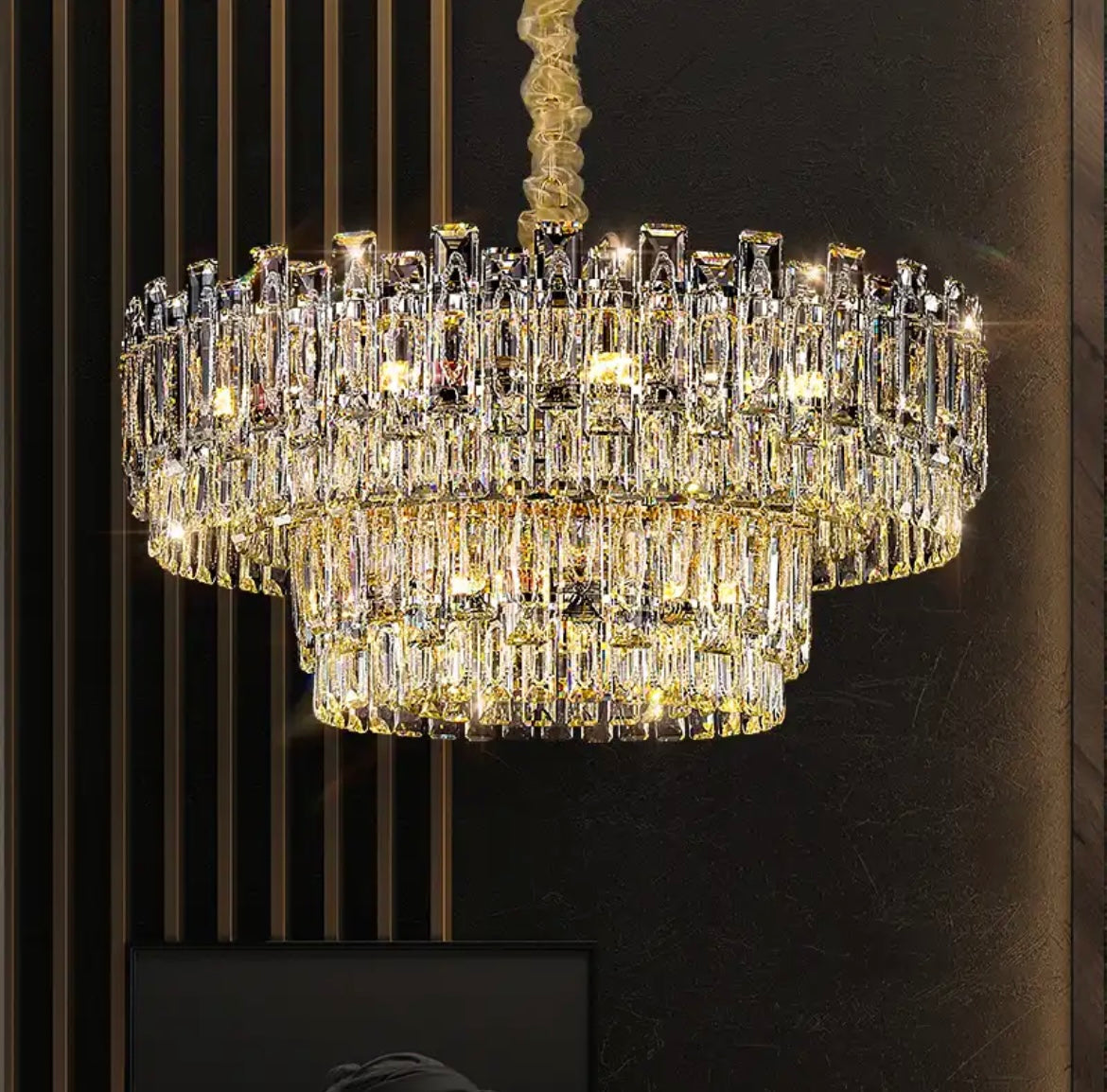 Atmospheric Luxury Modern Crystal Chandelier