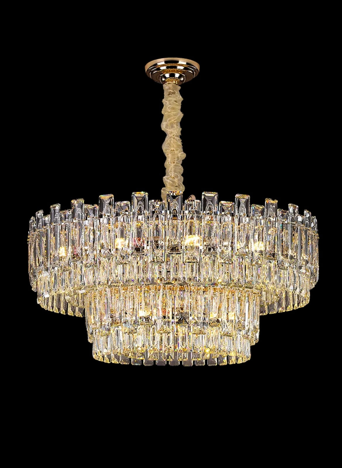 Atmospheric Luxury Modern Crystal Chandelier