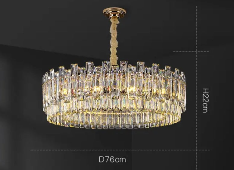 Atmospheric Luxury Modern Crystal Chandelier