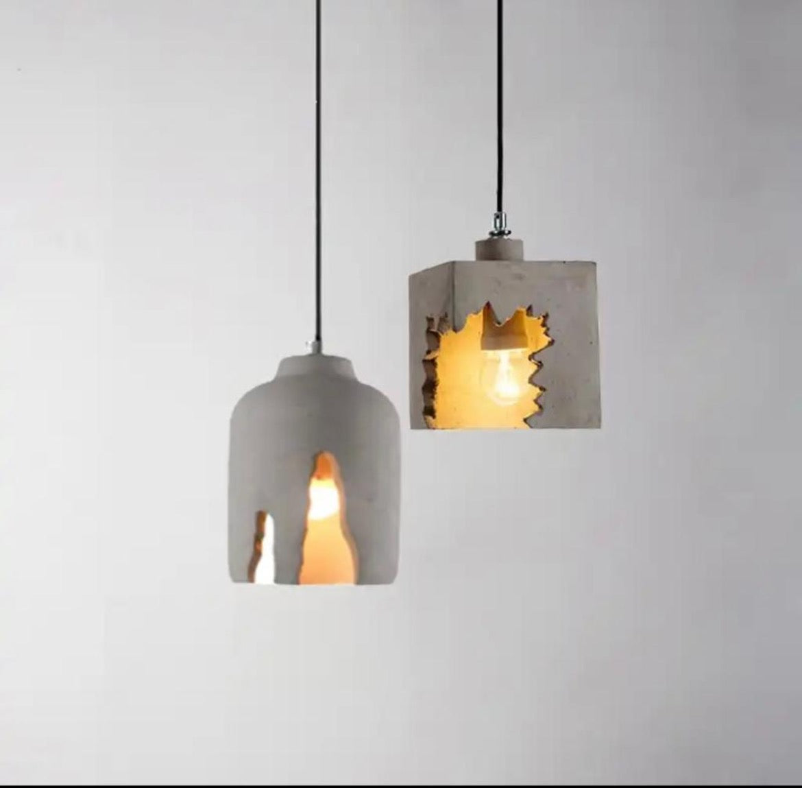 Industrial Stone Pendant Lamp