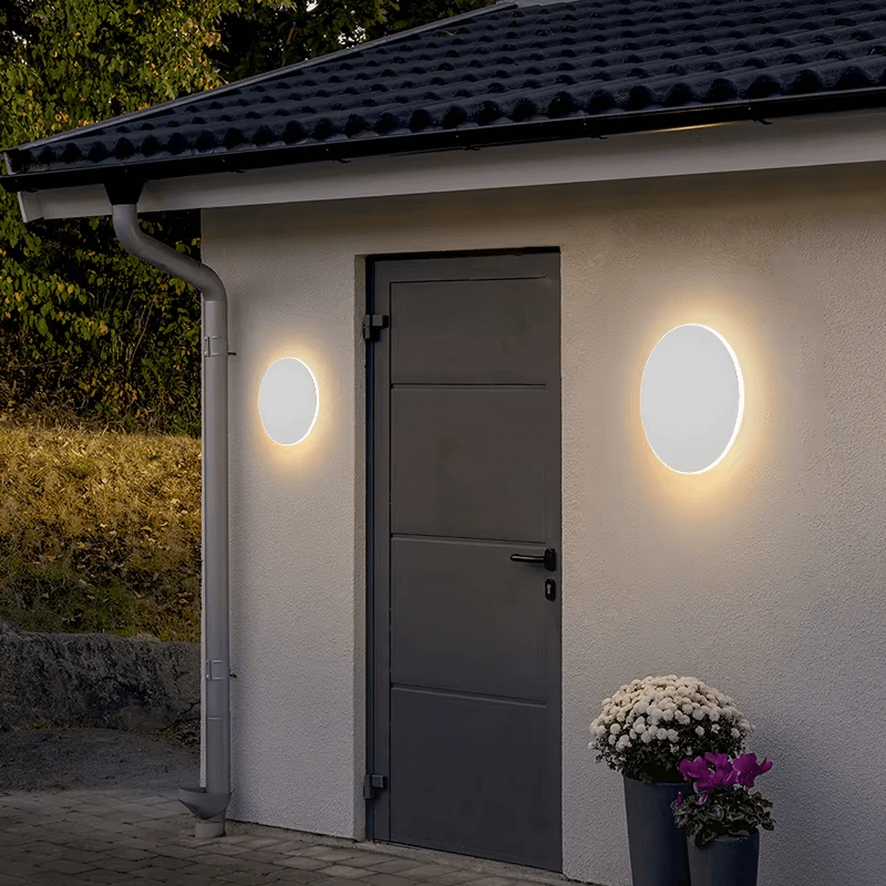 LED nordic outdoor circle lights