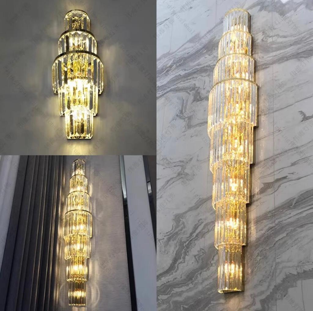 Luxury Large Crystal Wall Lighting