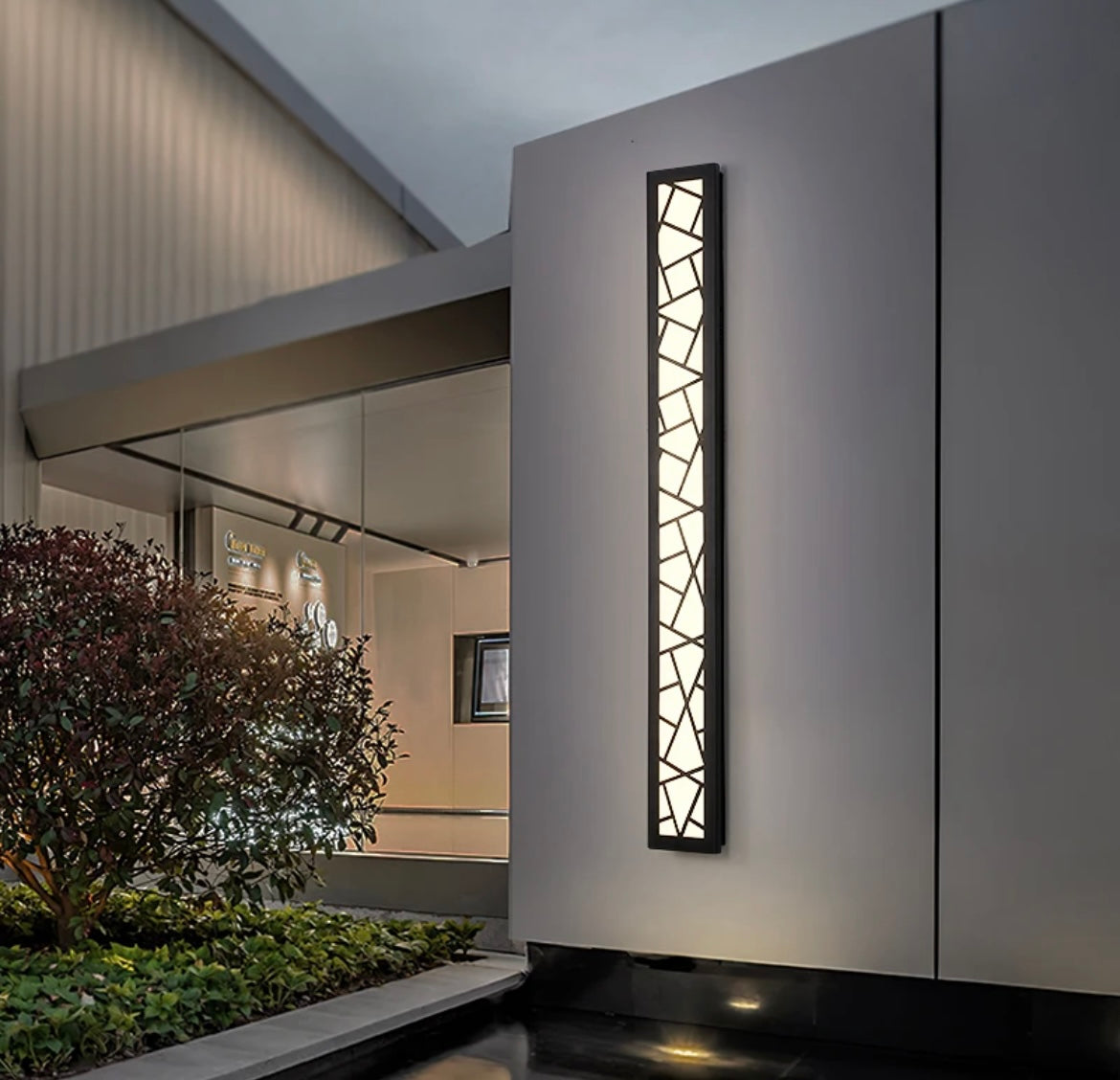 Modern Courtyard Long Wall Light LED