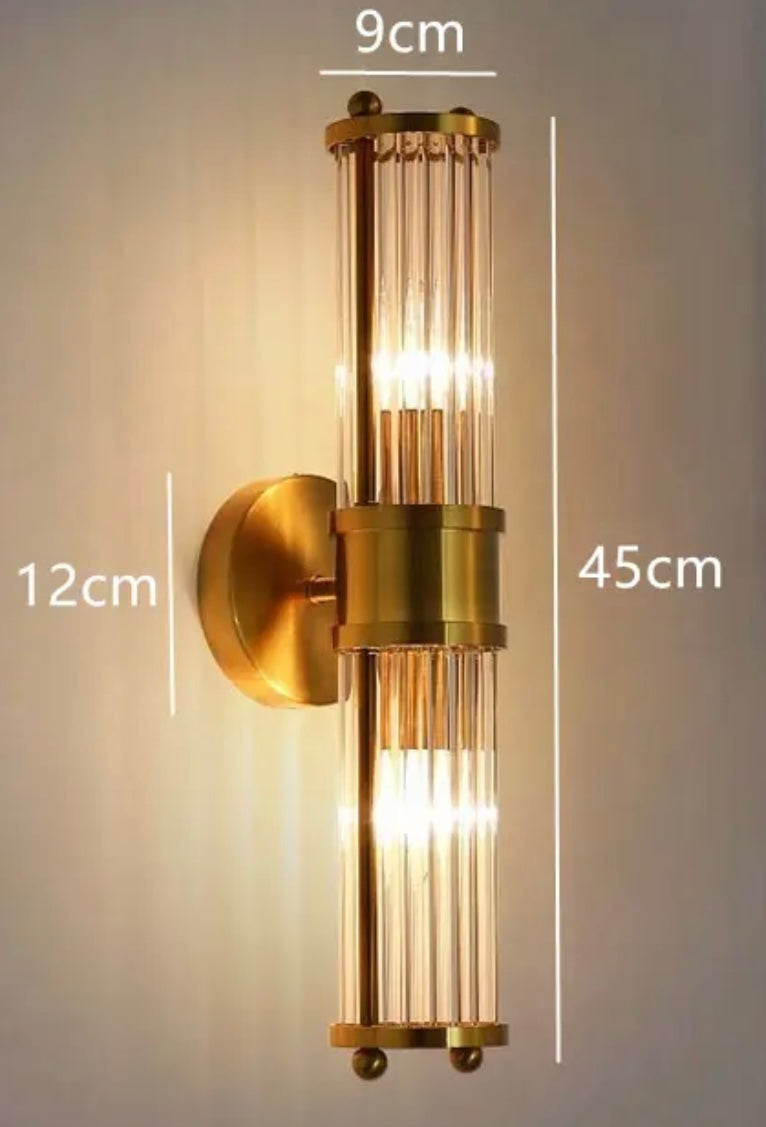 Modern Home LED Clear Crystal Wall Lighting