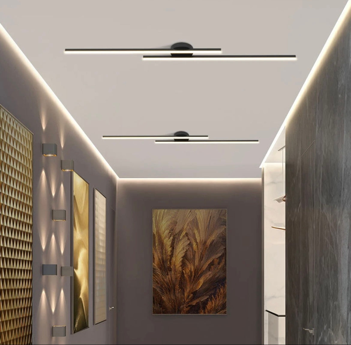 Modern Strip Style LED Ceiling Light