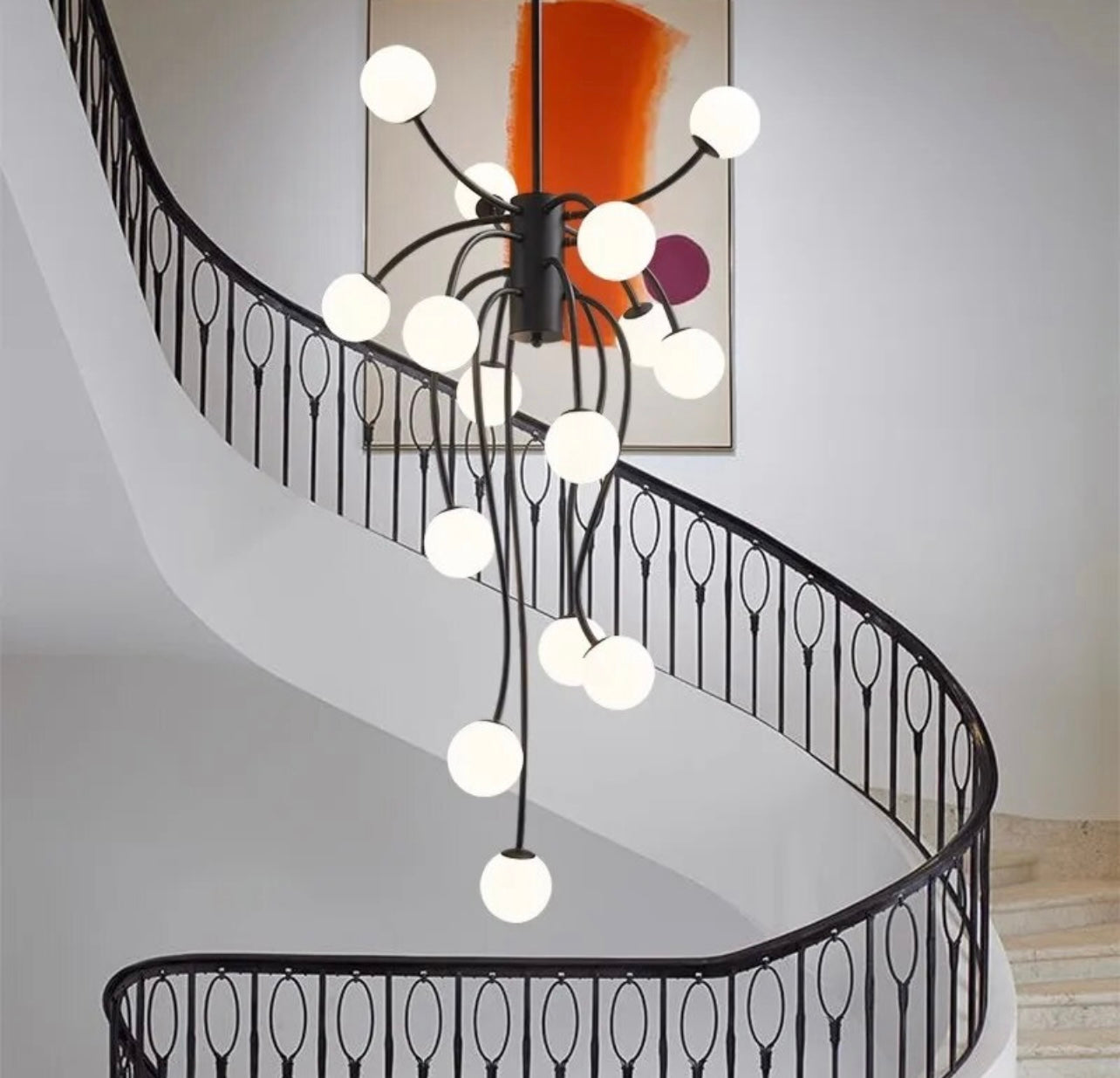 Nordic Arm Stair Chandelier lights