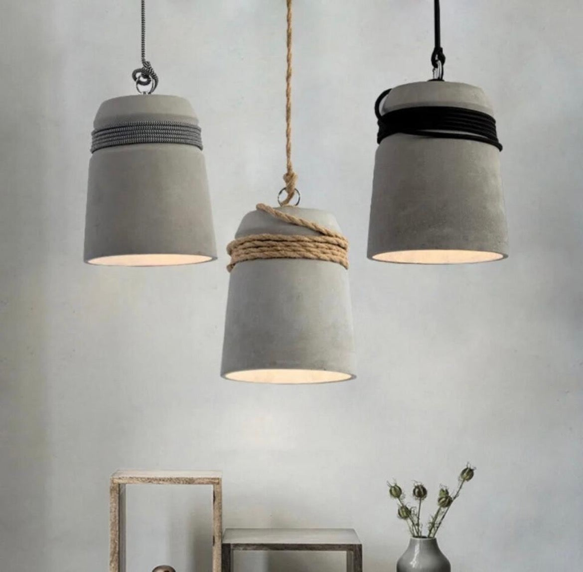 Nordic Cement Concrete Lamp